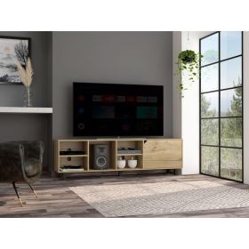 Native TV Stand for TVÂ´s up 70", Four Open Shelves, Five Legs