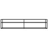 TV Stand Black 78.7"x15.7"x15.9" Tempered Glass