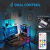 Addressable LED Strip with Magnetic Backing and Dimmable RGB 5050 Color Changing