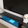 Floating TV Stand Wall Mounted with 16 Color LEDs,69" Modern TV Stand, Floating TV Cabinet Entertainment Center for 55 60 65 Inch TV,Black