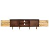 TV Stand 55.1"x11.8"x18.1" Rough Mango Wood and Solid Wood Acacia