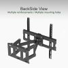 26-55 Inch Double Pendulum Large Base TV Stand TMDS-105 Bearing 40Kg/Vese400*400/Upper And Lower-10~ 10Â°