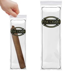 Clear Cigar Bags Plastic (Color: Clear)