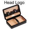 GALINER Charuto Cedar Wood Cigar Humidor Box Travel Cigar Case Storage 4 Cigars Box Humidor Humidifier For Sigar