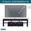 FashionTVstandTVcabinet,EntertainmentCenter,TVstationTV console,media console,with LEDlight belt,light belt remote control,toughenedglassshelf